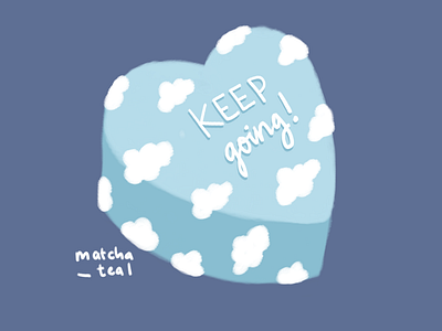 "Keep going!" Korean Style Cake