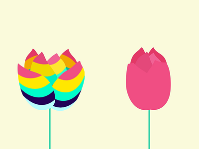 Tulips... 2d after effects aftereffects animation deckard977 empathy illustration integration kinetic poster mauro mason motiondesign motiongraphics posterheroes
