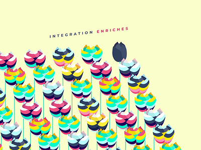 My sub for PosterHeroes.org 2019 2d aftereffects animation deckard977 diversity empathy flowers illustration immigration integration mauro mason migrants motiondesign motiongraphics society tulips