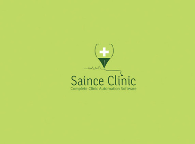 Saince Clinic Logo chemical lab health logo lab reports logo medical logo pen logo reports logo science clinic logo