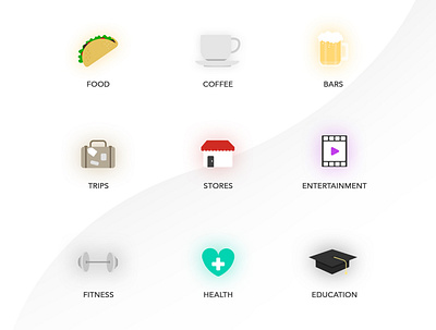 Brand Type Icons app brand design icons iconset services ui uiux