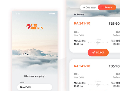 Flight booking App airlines app booking app branding design flightbooking flights ui uiux