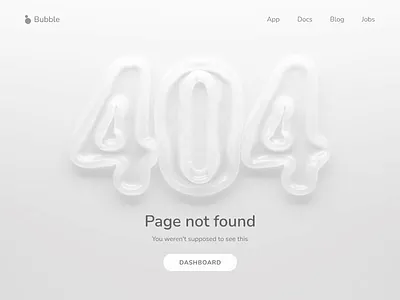 404 Web Page Concept 🔊 3d 404 404 page animation art c4d42 cinema4d concept creative design graphic design houdini illustration motion ui web web design website zajno