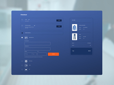 Daily UI Challenge 002 - Checkout payment design ui ux