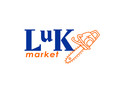 Lukmarket logo design branding design graphic design logo logodesign logotype power tool powertool logo