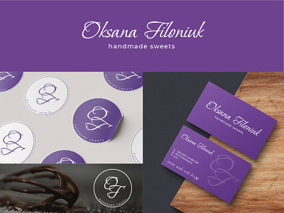 Logo for homemade confectioner branding design graphic design logo logodesign logotype personal logo sweets logo