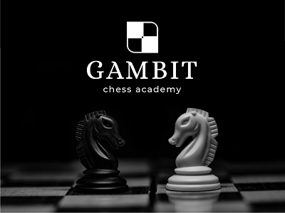 Chess academy logo design
