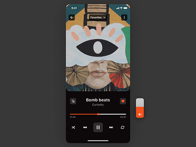 Daily UI #9 - Music player