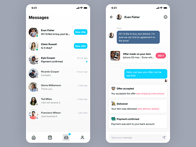 Daily UI #13 - Messaging