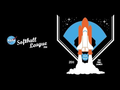 Softball League Tee Front & Back