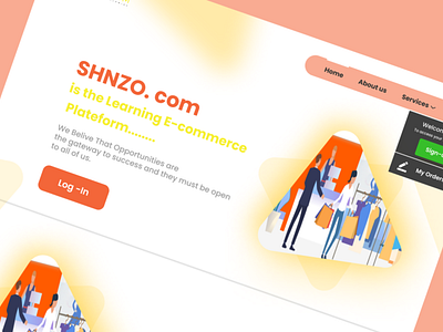 Landing Page Of E-commerce Website