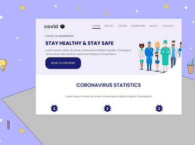 Covid cause coronavirus covid covidprevention dangerous design figma logo symtoms ui ux virus website