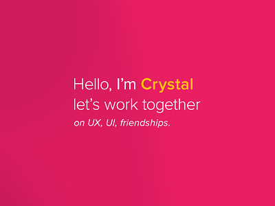 Let's Work Together! design friendships hire mobile product responsive ui ux web