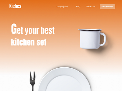 Kitchen set market branding design figma graphic design logo magazine website