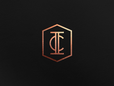 IC foil icon monogram simple