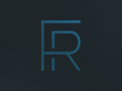 F | R letters marque monogram simple type typography