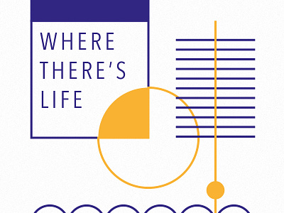 Where There's Life_2 band illustration life merch tee theres where wtl