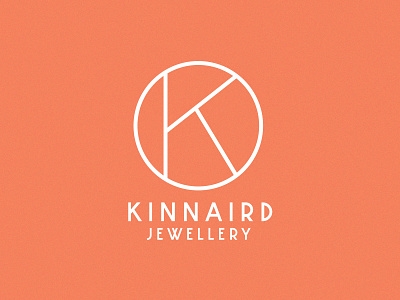 Kinnaird Jewellery brand branding logo monogram simple type typography