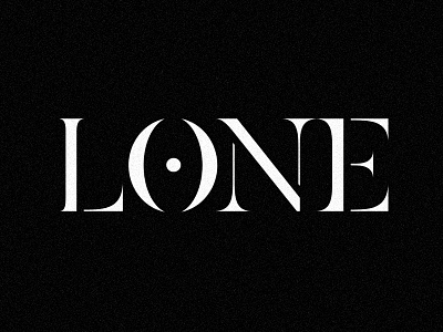 Lone brand custom logo serif simple type typography