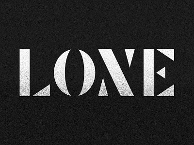 Lone custom simple type typography