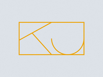 KJ brand custom logo simple type typography