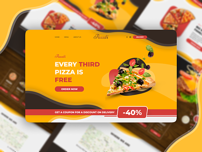 Pizza restaurant Web Design