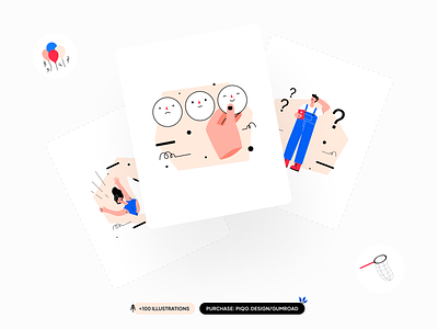 🔥 Maggy Illustration Pack 🔥 character connection empty state fail illustration laptop managment marketing password super women task teamwork ui vector video