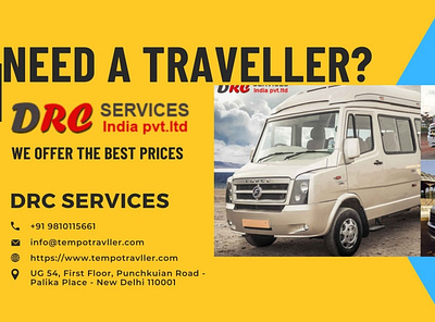 Tempo Traveller hire on Rent in Dehradun - DRC Services