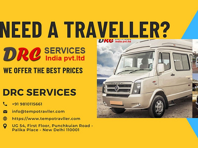 Tempo Traveller hire on Rent in Dehradun - DRC Services