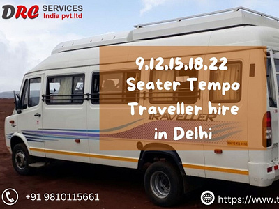 Best Tempo Traveller in Delhi - DRC Services.