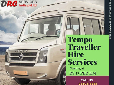 Luxury Tempo Traveller Hire in Udaipur.