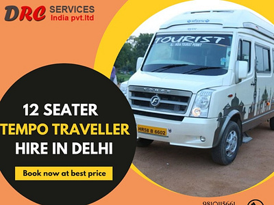 12 Seater Tempo Traveller Hire in Delhi