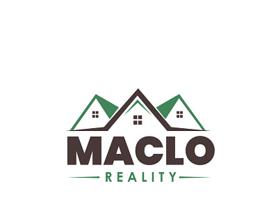 Maclo Reality Logo estates home house loan maclo mortgage property real real estate reality