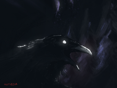 Raven in darkness | Concept Art