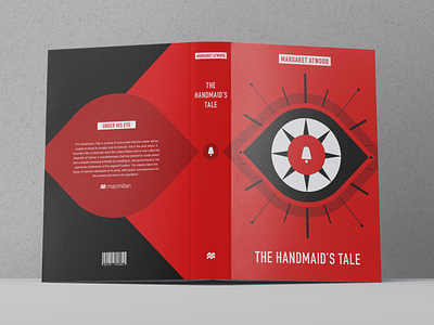 The Handmaid's Tale Cover book book cover cover design editorial editorial design eye graphic design handmaid handmaids tale maid master student