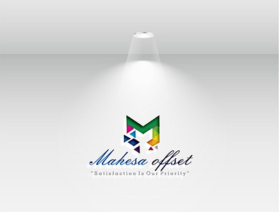 MAHESA OFFSET branding design graphic design logo