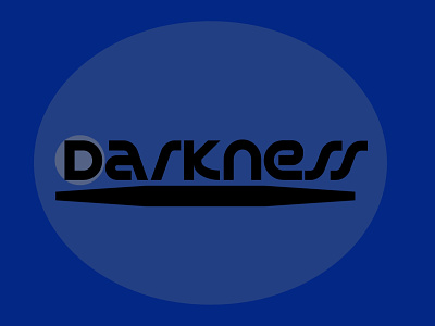 Darkness text design