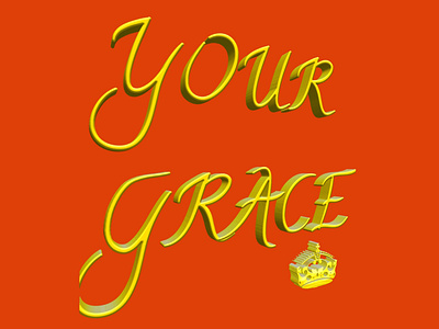 Your grace text design