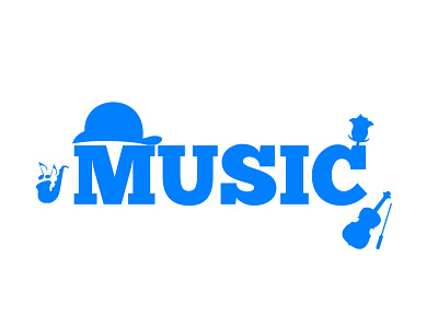 Music Text Design best blue branding cool copyright free design fancy graphic icons logo music music instruments quality simple song stickers text