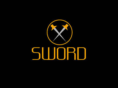 Sword logo design best brand branding business commercial cool copyright free design fancy graphic industry logo pictorial quality sword text worthy