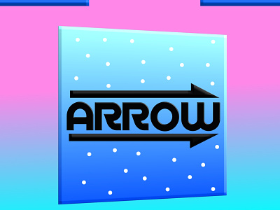 Arrow 3D 3d arrow arrow symbol best black blue branding bright colourful colours complex cool design fancy graphic illustration logo pink quality text