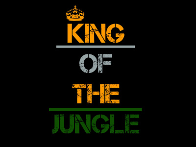 King of the jungle text design best branding commercial cool copyright free design fancy graphic illustration industry lettering lion logo motivation motivational phone wallpaper quality quote text wallpaper