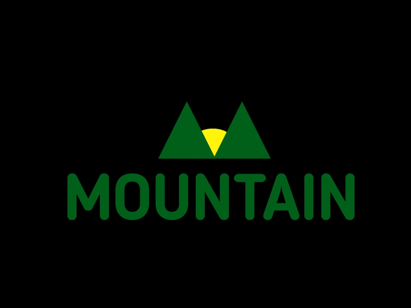 Mountain logo design by CreatorGT on Dribbble