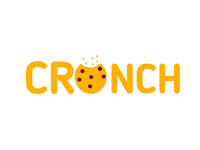 Crunch logo design best brand branding business commercial cookie cookie logo cool copyright free creative crunch crunch logo design fancy graphic industry logo quality shop text