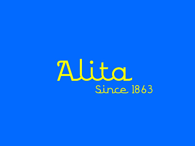 Alita logo design 1863 alita best brand branding business commercial cool copyright free design fancy graphic industry logo market product quality shop since text