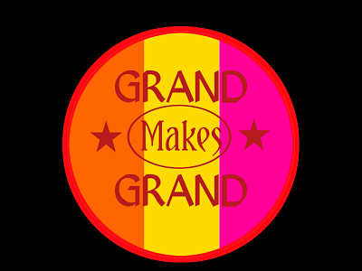 Grand makes Grand text design
