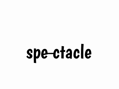 Spectacle logo design