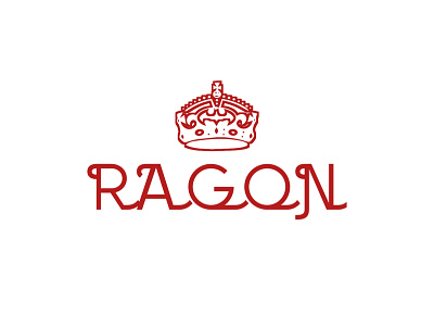 Ragon logo design best brand branding business commercial cool copyright free crown design fancy graphic illustration industry logo luxury money quality red rich text