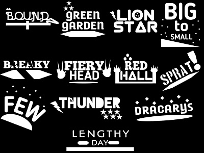Typography Designs best black black and white branding commercial cool creative design fancy few fiery graphic illustration lettering logo quality stylish text typography white