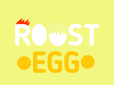 Roost egg logo design